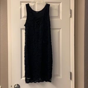 Black lace dress